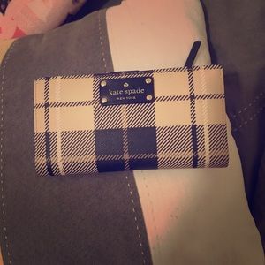Kate Spade Plaid Wallet